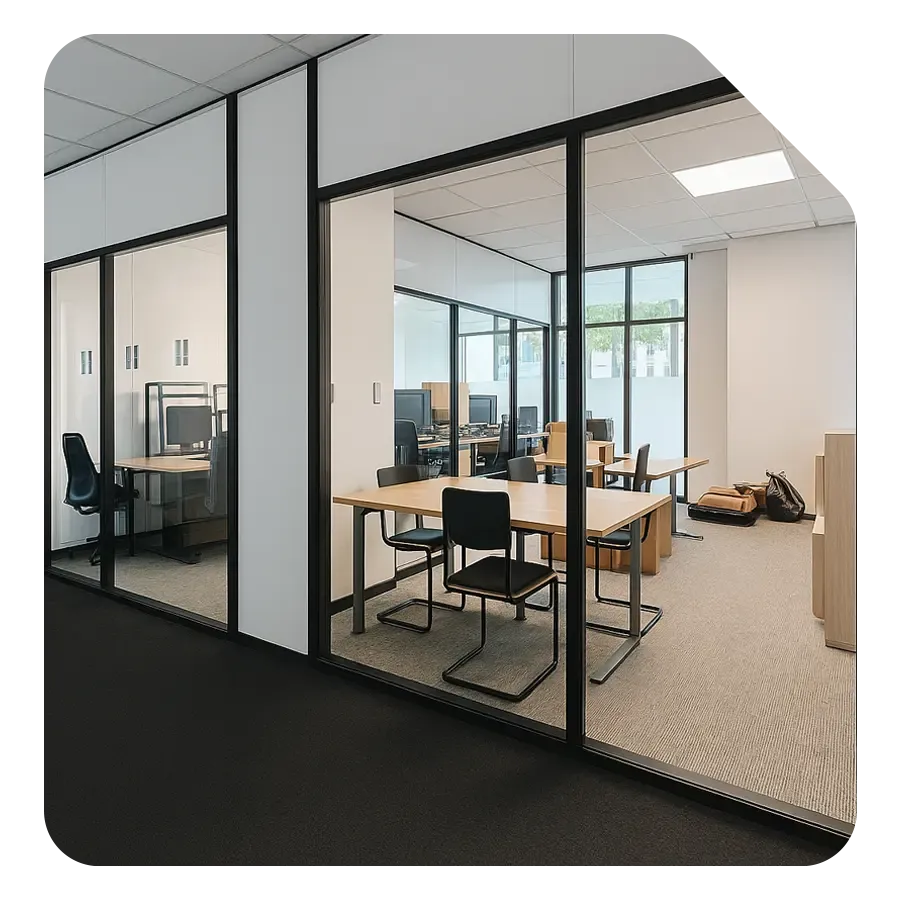 Détail technique cloison Pittari